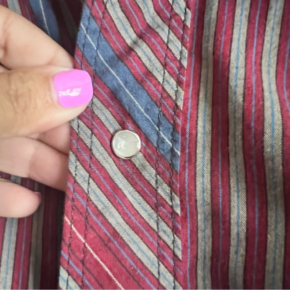 Vintage Wrangler Western Pearl Snap Shirt Size 2XT - Picture 5 of 9